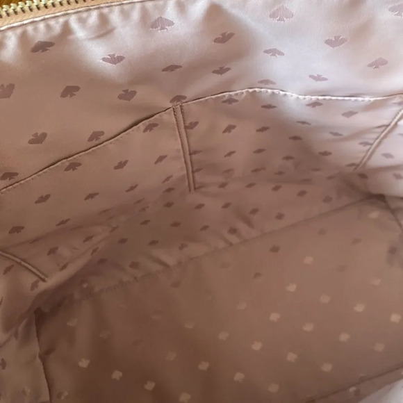 Kate Spade Glimmer Glitter Mixed Large Tote Rose Gold/Pink - Picture 6 of 10